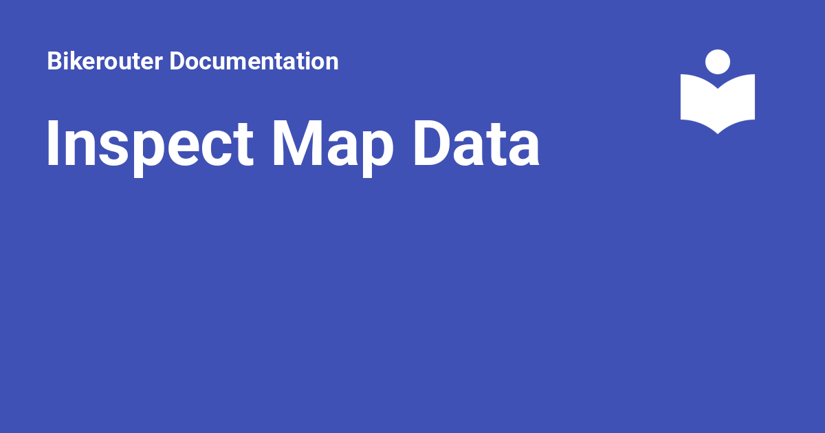 Inspect Map Data - Bikerouter Documentation